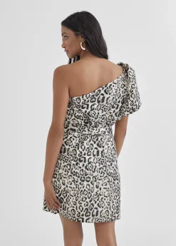 Vestido mini asimétrico