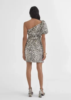 Vestido mini asimétrico