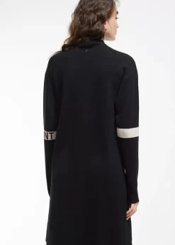 Vestido punto bicolor