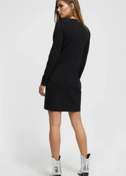 Vestido punto tachas