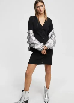 Vestido punto tachas