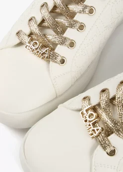 Zapatillas deportivas metalizadas