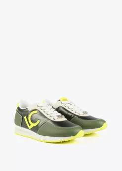 Zapatillas deportivas verdes y lima