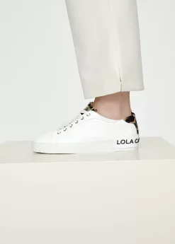 Zapatillas tipo sneakers detalles animal print