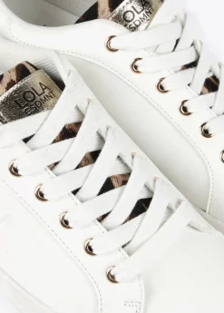Zapatillas tipo sneakers detalles animal print