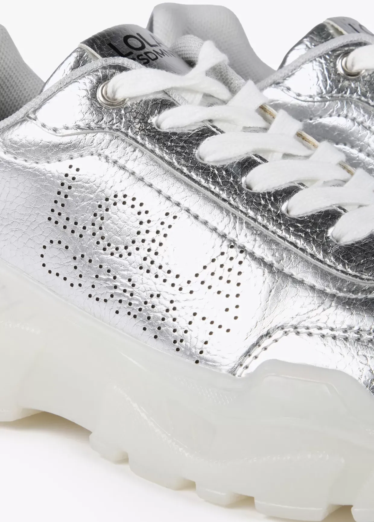 Zapatillas tipo sneakers metalizadas