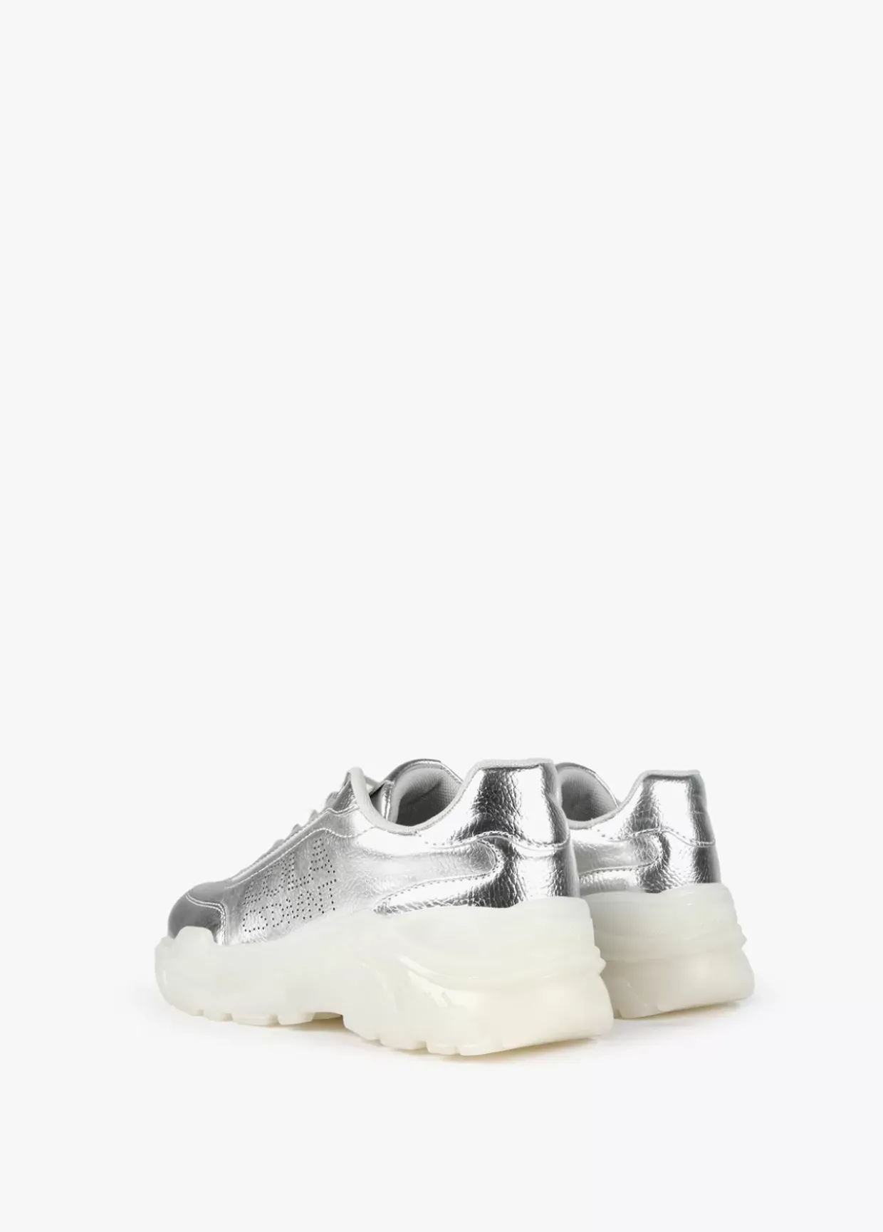 Zapatillas tipo sneakers metalizadas