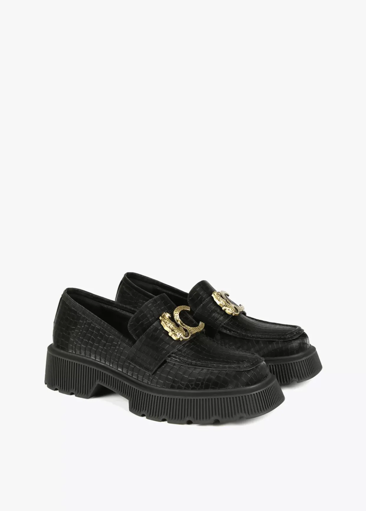 Zapato mocasín negro