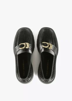 Zapato mocasín negro