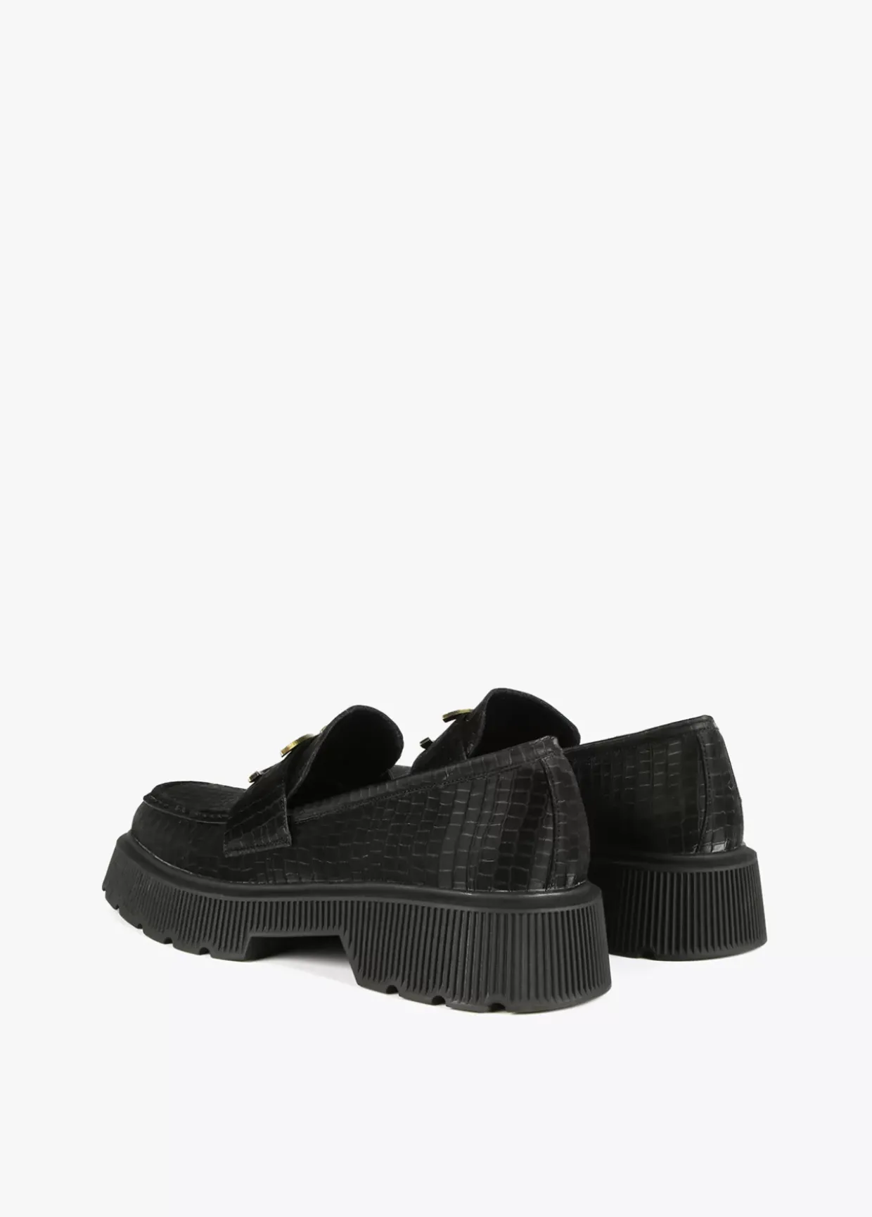 Zapato mocasín negro