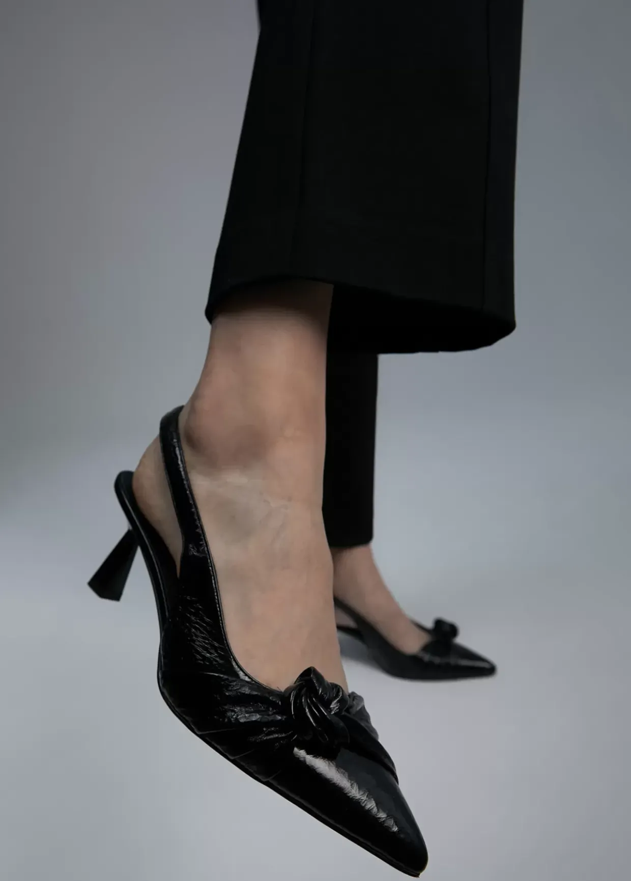 Zapato stiletto destalonado