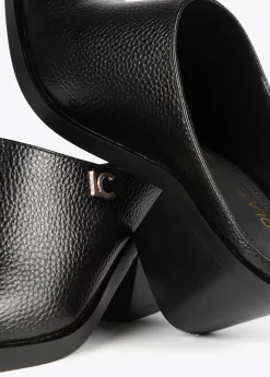 Zueco punta estilo campera